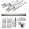 Decorative PVC Line Cover Kit For Mini Split Air Conditioners & Heat Pumps -Fitness Gear Hub 003 A
