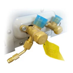 Mini Split System Converter Adapter For Charging/Vacuuming Port, From 5/16" SAE To 1/4" SAE -Fitness Gear Hub 01 D