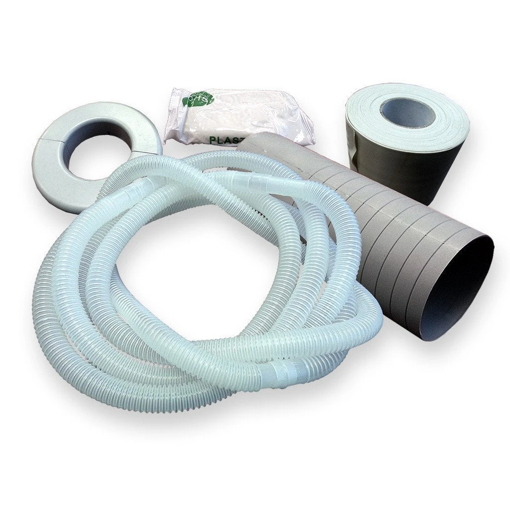 Installation Accessory Kit For Mini Split Systems. Drain Hose-Sleeve-Tape-Putty 3 Installation Accessory Kit For Mini Split Systems. Drain Hose-Sleeve-Tape-Putty