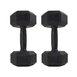 BlackHex Dumbbells 15 BlackHex Dumbbells -Fitness Gear Hub 10kg BHDB