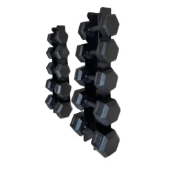 Wall Mounted Black Hex Dumbbell Set -Fitness Gear Hub 3 c8c3dfbe f10e 4031 b925 a6d314f09da5