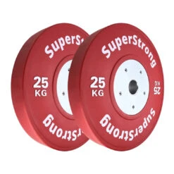 Competition Bumper Plates -Fitness Gear Hub Comp 25