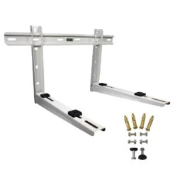 Folding Mounting Bracket For Mini Split Unit With Leveler