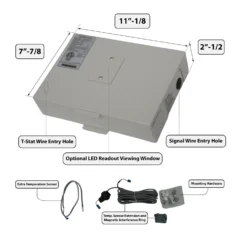 24V Interface Module Kit For Pioneer® Quantum Series 230V Mini Split Systems -Fitness Gear Hub Dimensions and Openings