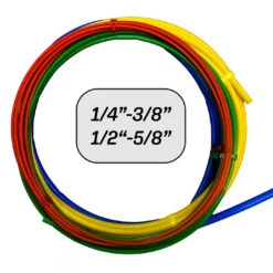 BendAid™ Flexible Easy Bender Kit For Split System Copper Linesets - 13 Ft. -Fitness Gear Hub FullKit 14 38 12 58 labeled