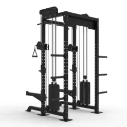 PRO Half Rack With Cables - 2 X 120kg Stacks -Fitness Gear Hub Halfrackcable2
