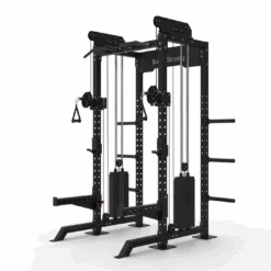 PRO Half Rack With Cables - 2 X 120kg Stacks