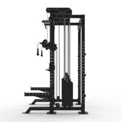 PRO Half Rack With Cables - 2 X 120kg Stacks -Fitness Gear Hub Halfrackcable5