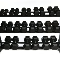 Hex Dumbell Set - 2.5kg-30kg. 12 Pairs Increments Of 2.5kg
