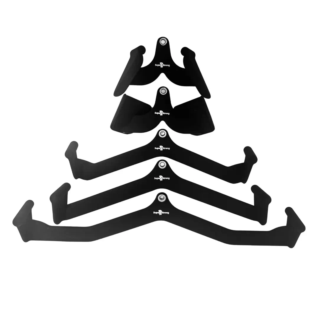 Pro Grip Lat Handle Cable Attachment Set 5 Piece 3 Pro Grip Lat Handle Cable Attachment Set 5 Piece