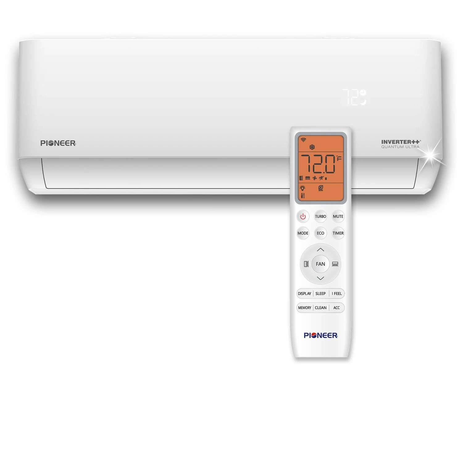 Pioneer® Multi Zone 12,000 BTU Quantum Ultra Indoor Section Ductless Mini-Split Wi-Fi Inverter++ Air Conditioner Heat Pump 230V 4 Pioneer® Multi Zone 12,000 BTU Quantum Ultra Indoor Section Ductless Mini-Split Wi-Fi Inverter++ Air Conditioner Heat Pump 230V - Image 2