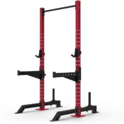 Pro Squat Rack -Fitness Gear Hub RED SR1 scaled