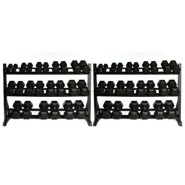 Hex Dumbbell Set 2.5kg-40kg 16 Pairs 3 Hex Dumbbell Set 2.5kg-40kg 16 Pairs