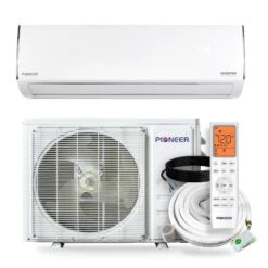 Pioneer® Diamante Essenza™ 18,000 BTU 17 SEER2 230V High-Wall Ductless Mini-Split Air Conditioner Inverter Heat Pump With 16 Ft. Kit
