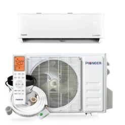 Pioneer® Quantum Hyperformance™ 12,000 BTU 25 SEER2 230V High-Wall Ductless Mini-Split Air Conditioner Inverter Heat Pump Full Set