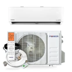 Pioneer® Quantum Hyperformance™ 24,000 BTU 23 SEER2 230V High-Wall Ductless Mini-Split Air Conditioner Inverter Heat Pump Full Set