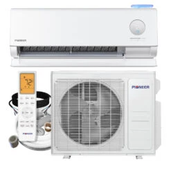 Pioneer® Quantum Fresh™ 12,000 BTU 24 SEER2 High-Wall Ductless Mini-Split Fresh Air Conditioner Inverter Heat Pump Full Set