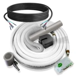 Pioneer® Diamante Pro™ 12,000 BTU 23 SEER2 230V High-Wall Ductless Mini-Split Air Conditioner Inverter Heat Pump With 16 Ft. Kit 12 Pioneer® Diamante Pro™ 12,000 BTU 23 SEER2 230V High-Wall Ductless Mini-Split Air Conditioner Inverter Heat Pump With 16 Ft. Kit -Fitness Gear Hub piping00 12