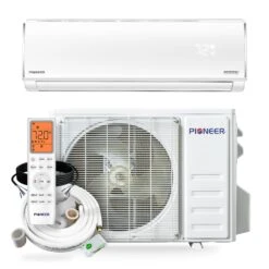 Pioneer® Diamante Pro™ 24,000 BTU 21 SEER2 230V High-Wall Ductless Mini-Split Air Conditioner Inverter Heat Pump With 16 Ft. Kit