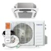 Pioneer® Quantum Ultra™ 12,000 BTU 22 SEER2 230V Ceiling Cassette Ductless Mini-Split Air Conditioner Inverter Heat Pump Full Set -Fitness Gear Hub ultra cassette main 0912