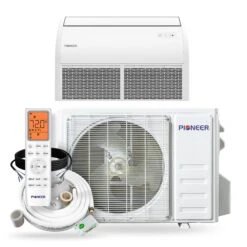 Pioneer® Quantum Ultra™ 18,000 BTU 20.5 SEER2 230V Floor/Ceiling/Low-Wall Ductless Mini-Split Air Conditioner Inverter Heat Pump Full Set