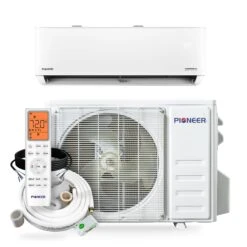 Pioneer® Quantum Ultra™ 12,000 BTU 24 SEER2 230V High-Wall Ductless Mini-Split Air Conditioner Inverter Heat Pump Full Set